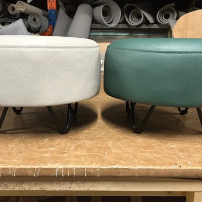 Leather Foot Stools